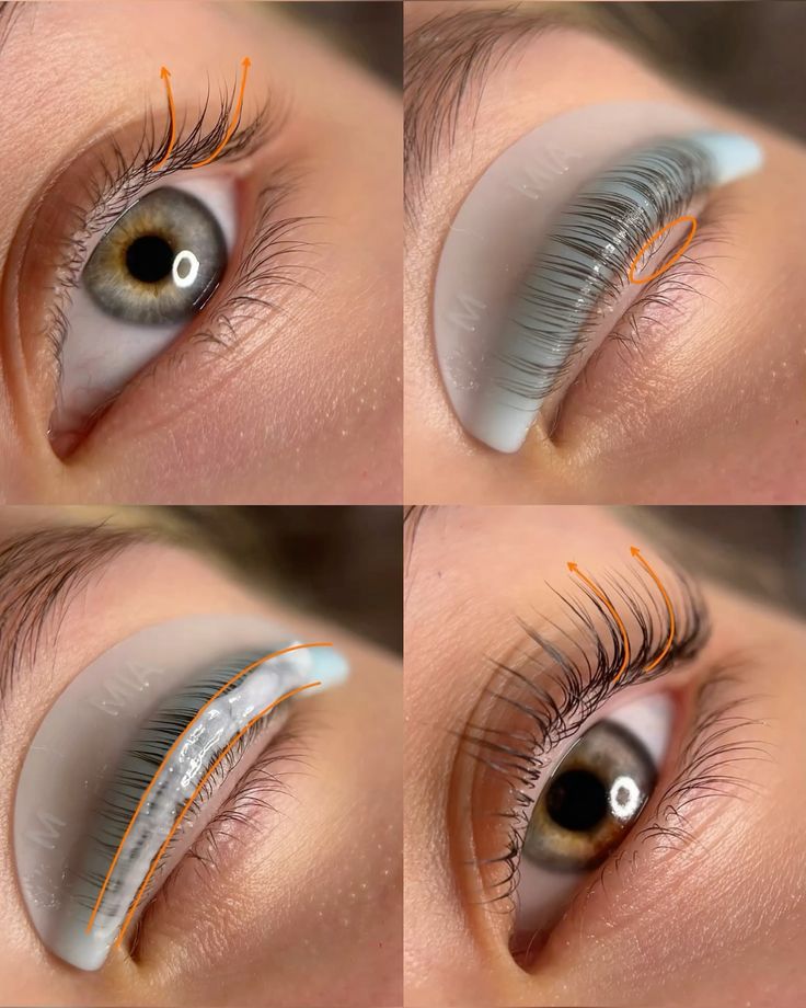 Wimpernlifting München — Wimpern werden Haar für Haar geformt